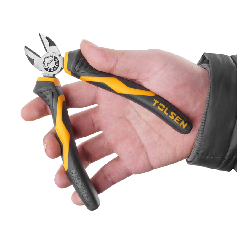 TOLSEN 10018 Diagonal Cutting Pliers, 6" (160mm), Industrial GRIPro Series, Model: 10018_img_1