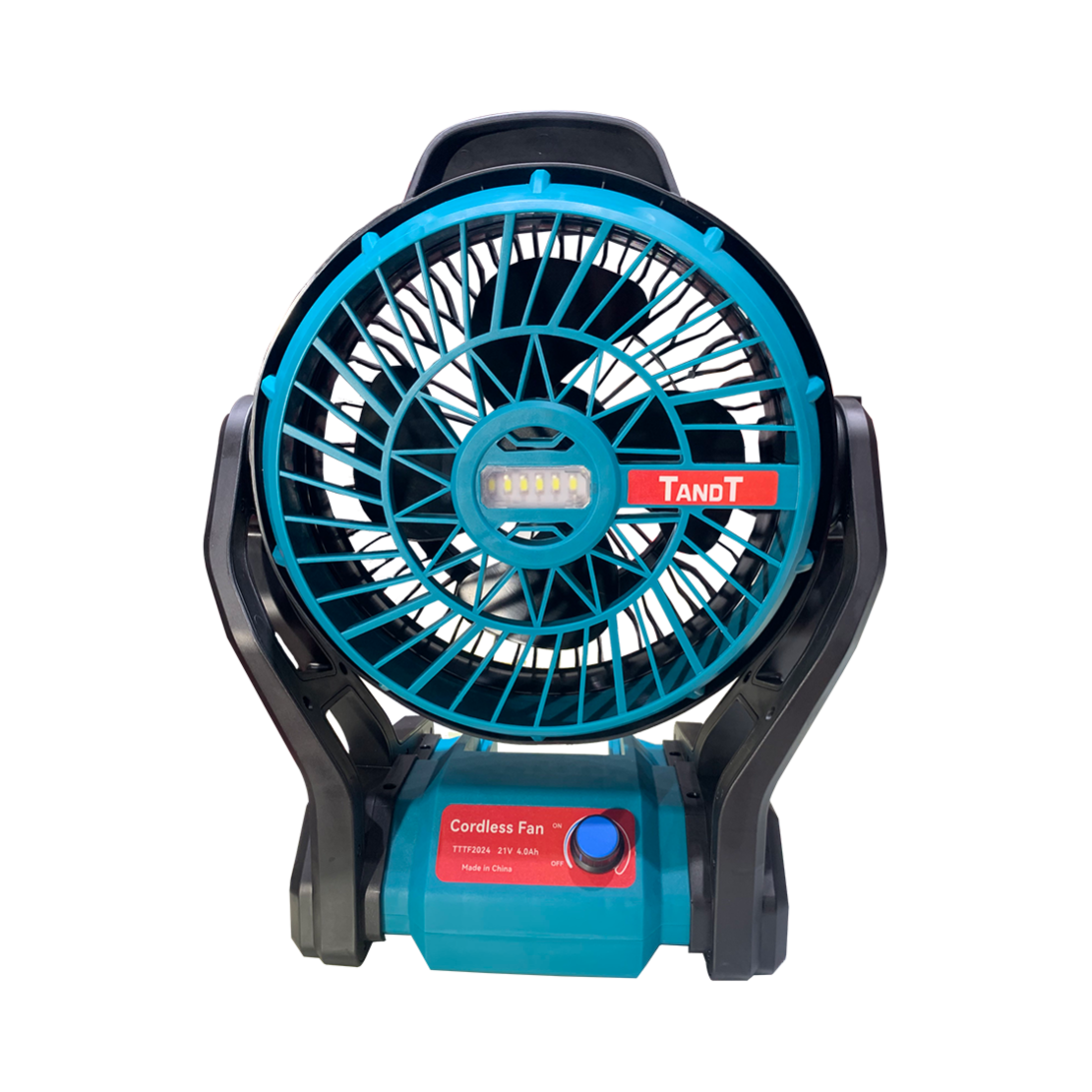TANDT TTF2024 12" Rechargeable Fan | 21V DC Motor | Portable & Energy-Efficient | Model: TTTF2024