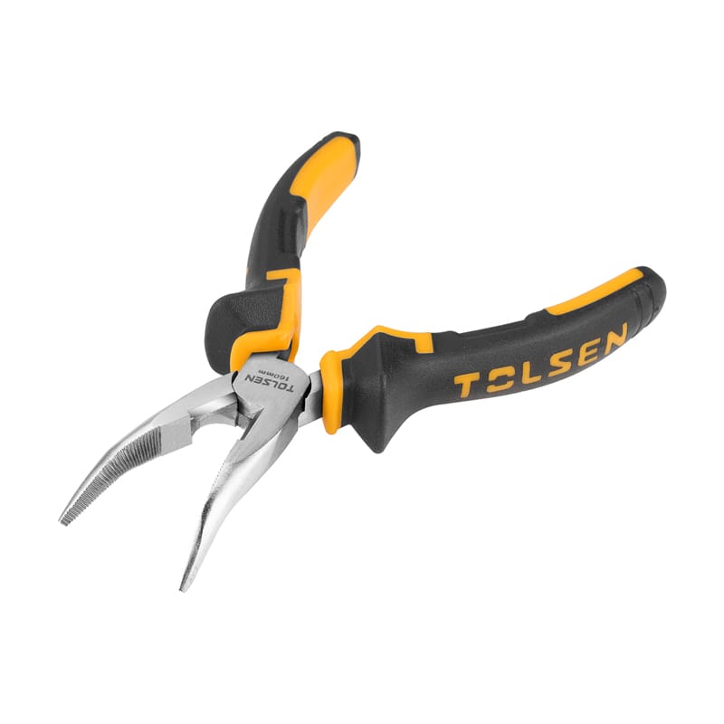 TOLSEN 10008 6" Bent Nose Pliers 160mm TPR Handle Model: 10008_img_5
