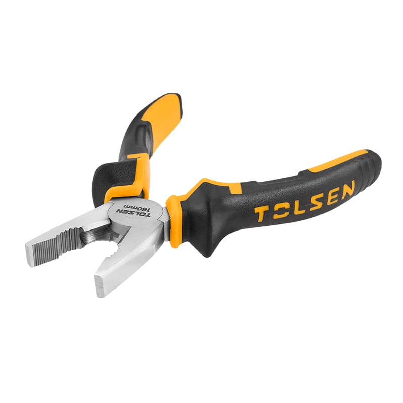 TOLSEN 10000 Combination Pliers | 6" (160mm) | Nickel Plated | Two-Component Handle | Model: 10000_img_5