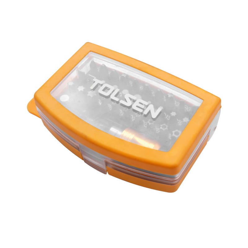 TOLSEN 20370 32Pcs Screwdriver Bit Set, S2 Steel, Magnetic Bit Holder, Security Bits Included | Model: 20370_img_1