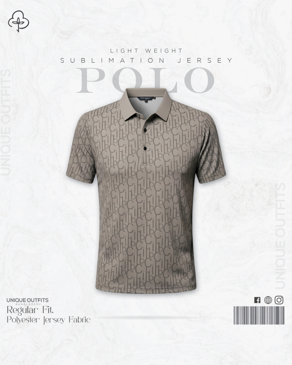 PL35 China P.P Sublimation Premium Polo T-Shirt_img_3