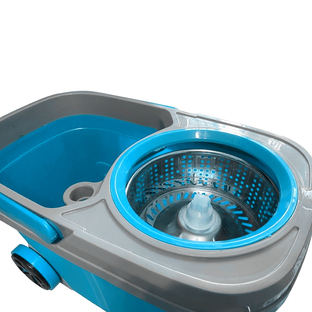 Proclean 8 Wheels SS Mop Head Premium Spin Mop RM-0582_Blue_img_2