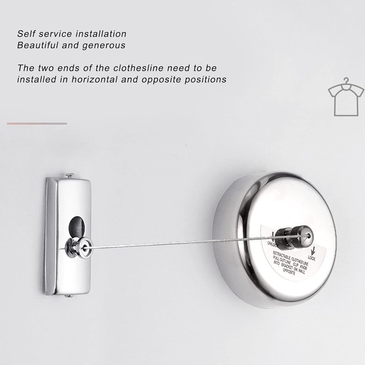 Proclean Stainless Steel Wall Mounted Retractable Clothesline_CL-2906_img_3