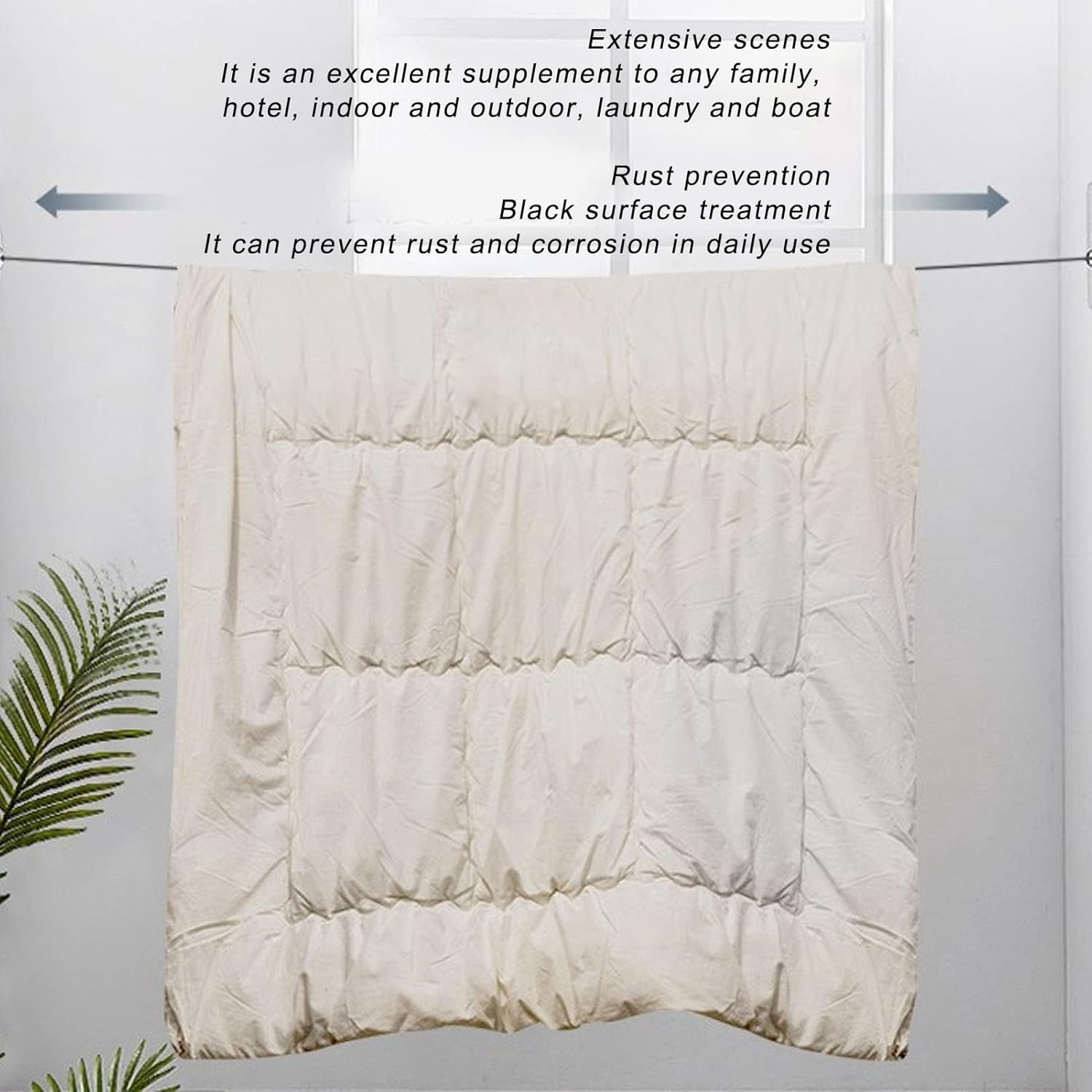 Proclean Stainless Steel Wall Mounted Retractable Clothesline_CL-2906_img_4