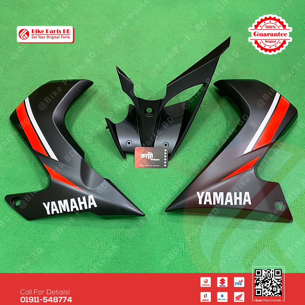Engine guard for Yamaha FZS V2 Dark Night new model bike._img_0