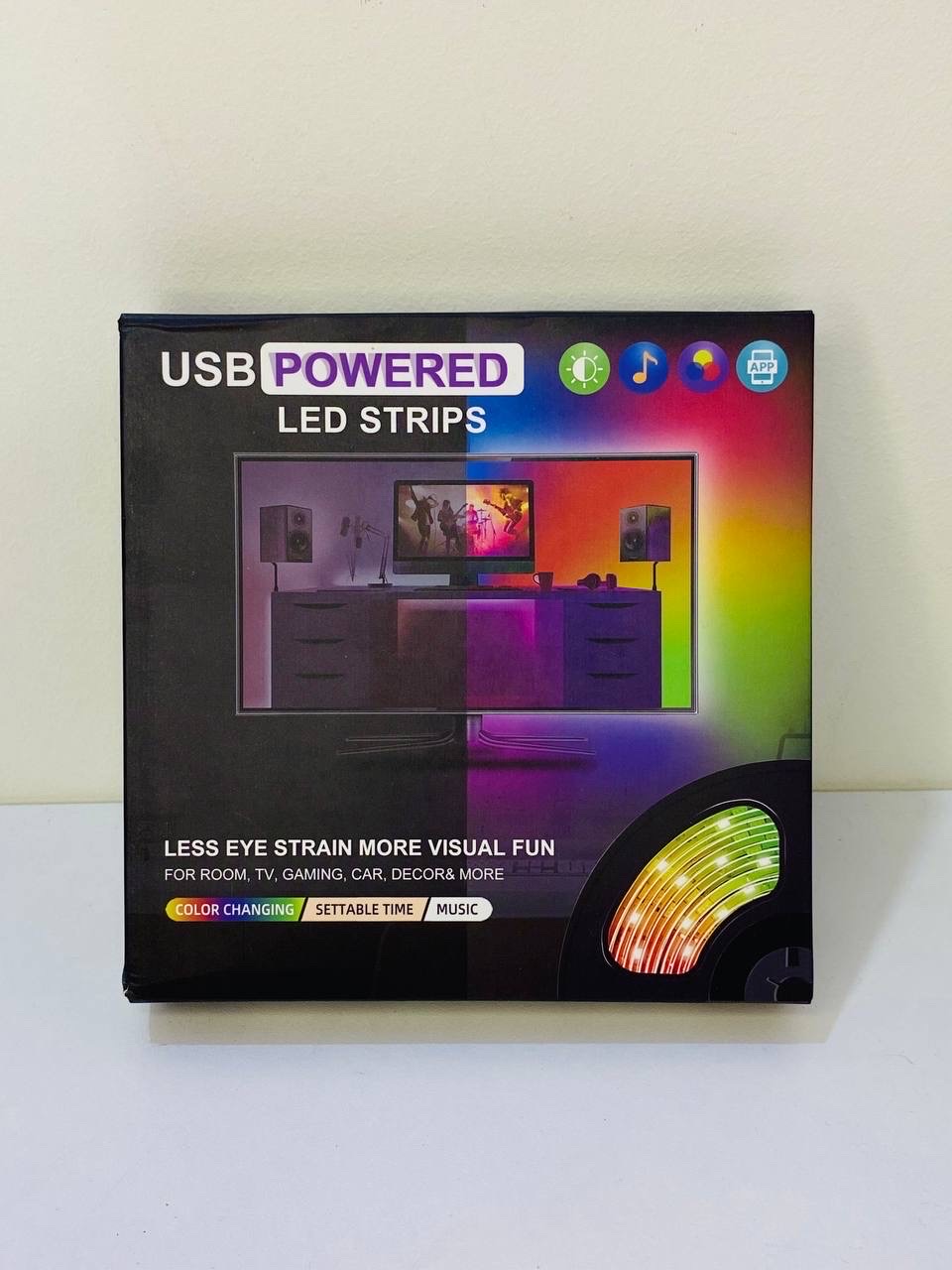 RGB Strip Light App Controler+ Sound sensor🔥 (16Fit)_img_0