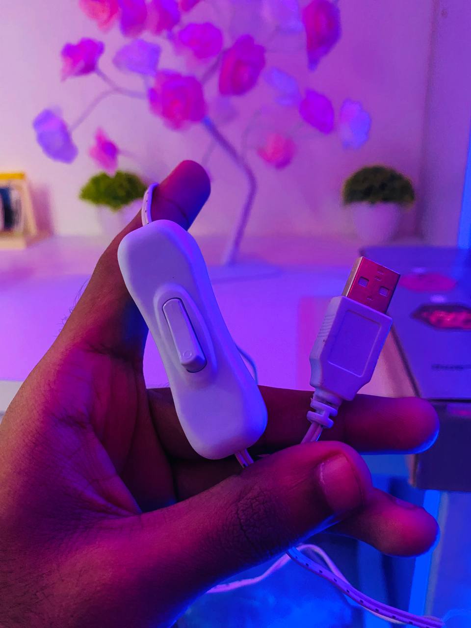 24 LED Rose Flower Tree Lamp_img_7