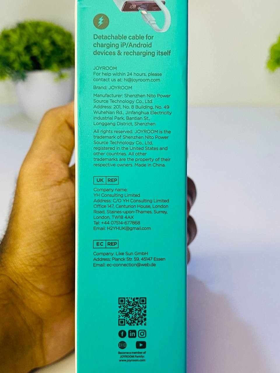 Joyroom JR-PMM01 Wireless PowerBank🔋 (Premium)_img_6