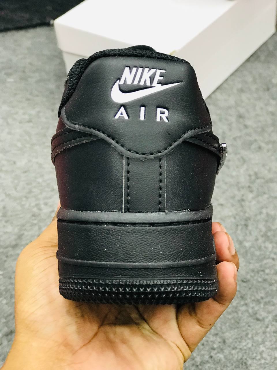 Nike Air Force 1 Low Black silver Custom_img_1