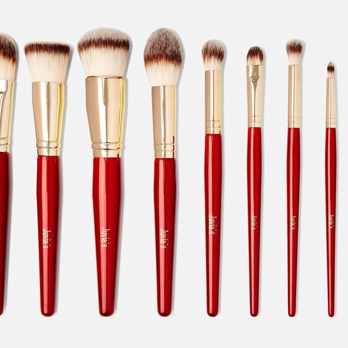 Juvia’s Place – 9 Professional Pro Red Makeup Brush Set_img_0