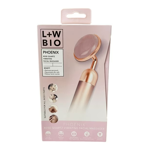 L+W BIO – PHOENIX Rose Quartz Vibrating Facial Massager_img_0