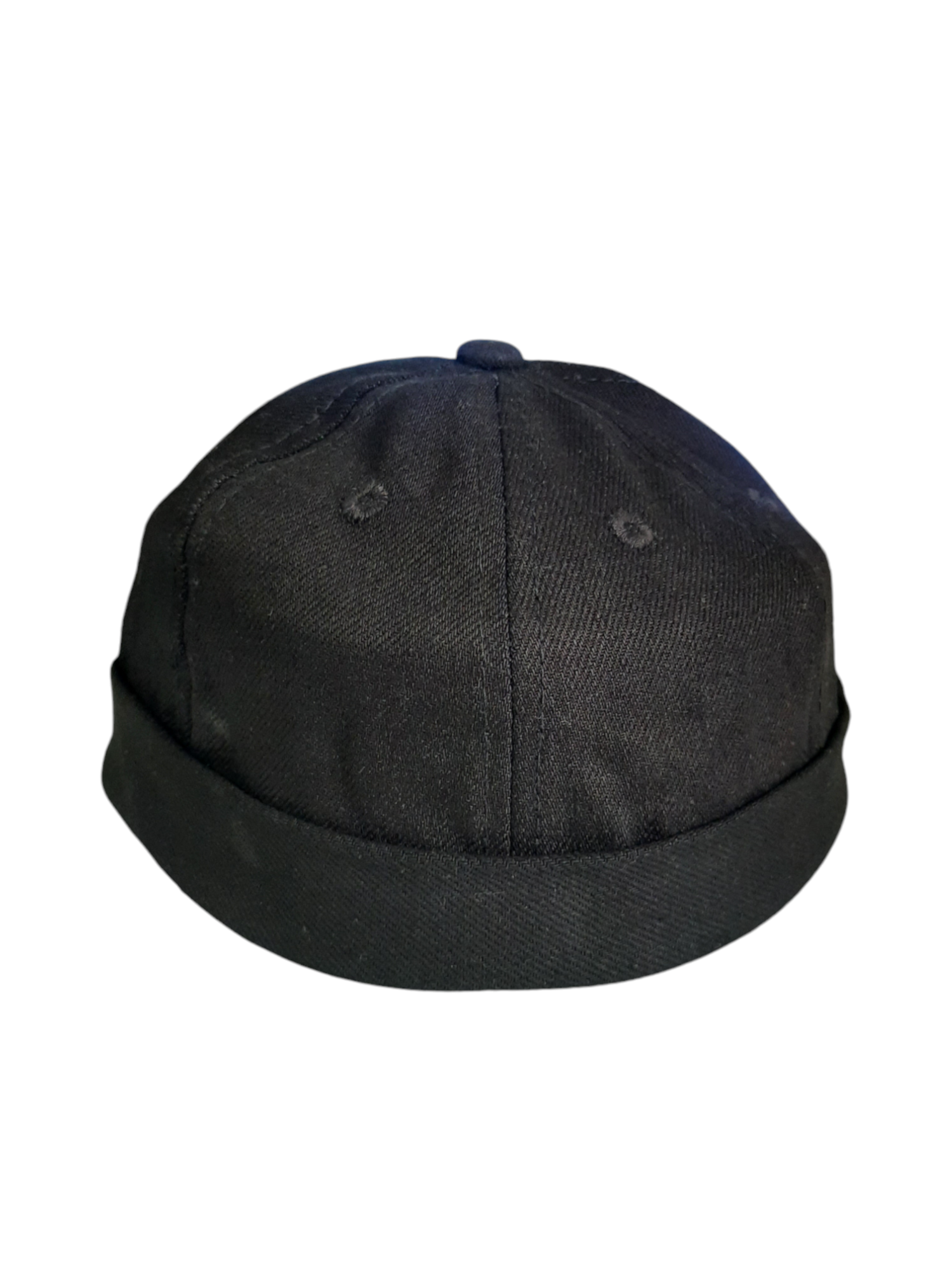 Brimless Black Cap