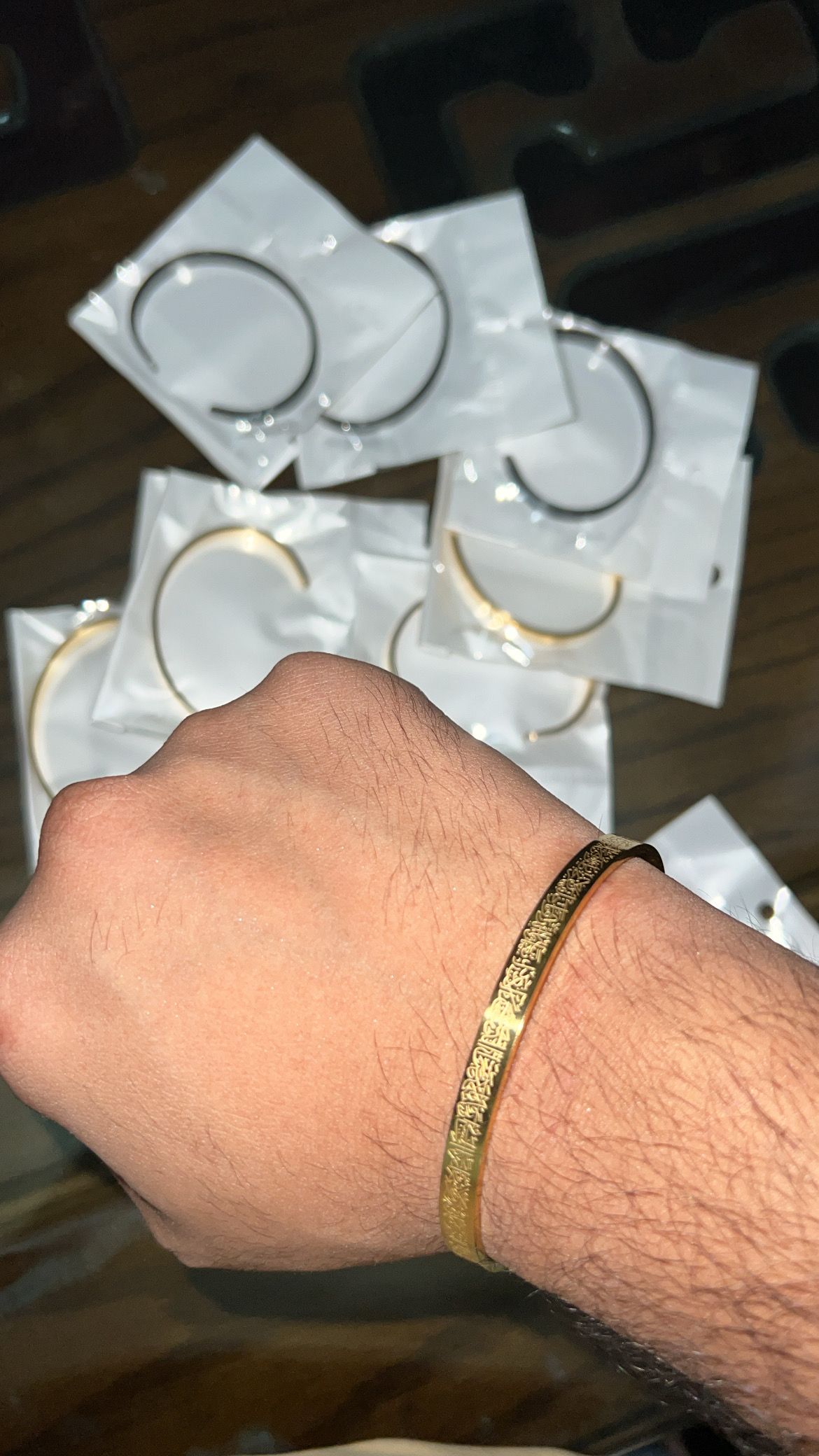 Stainless Steel Islamic Cuff Bracelet Ayatul Kursi_img_4