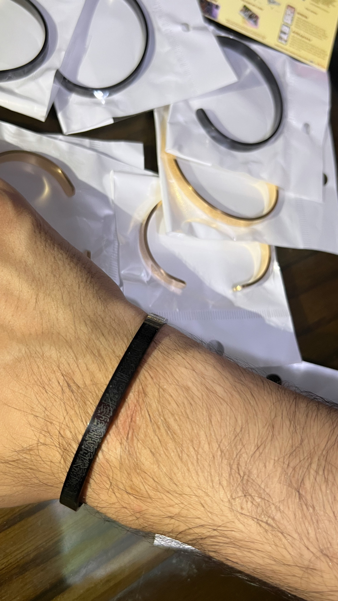 Stainless Steel Islamic Cuff Bracelet Ayatul Kursi_img_6