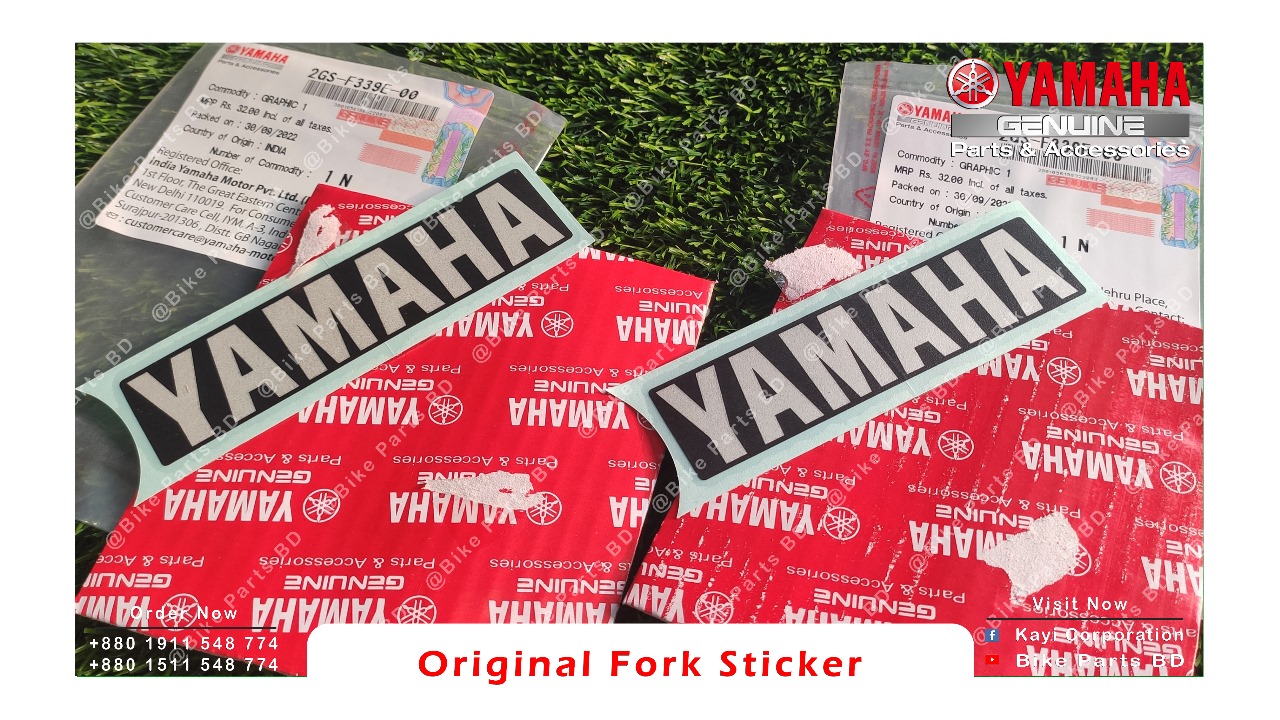 Yamaha Original Fork Sticker (2 Pcs) for Yamaha all bike._img_2