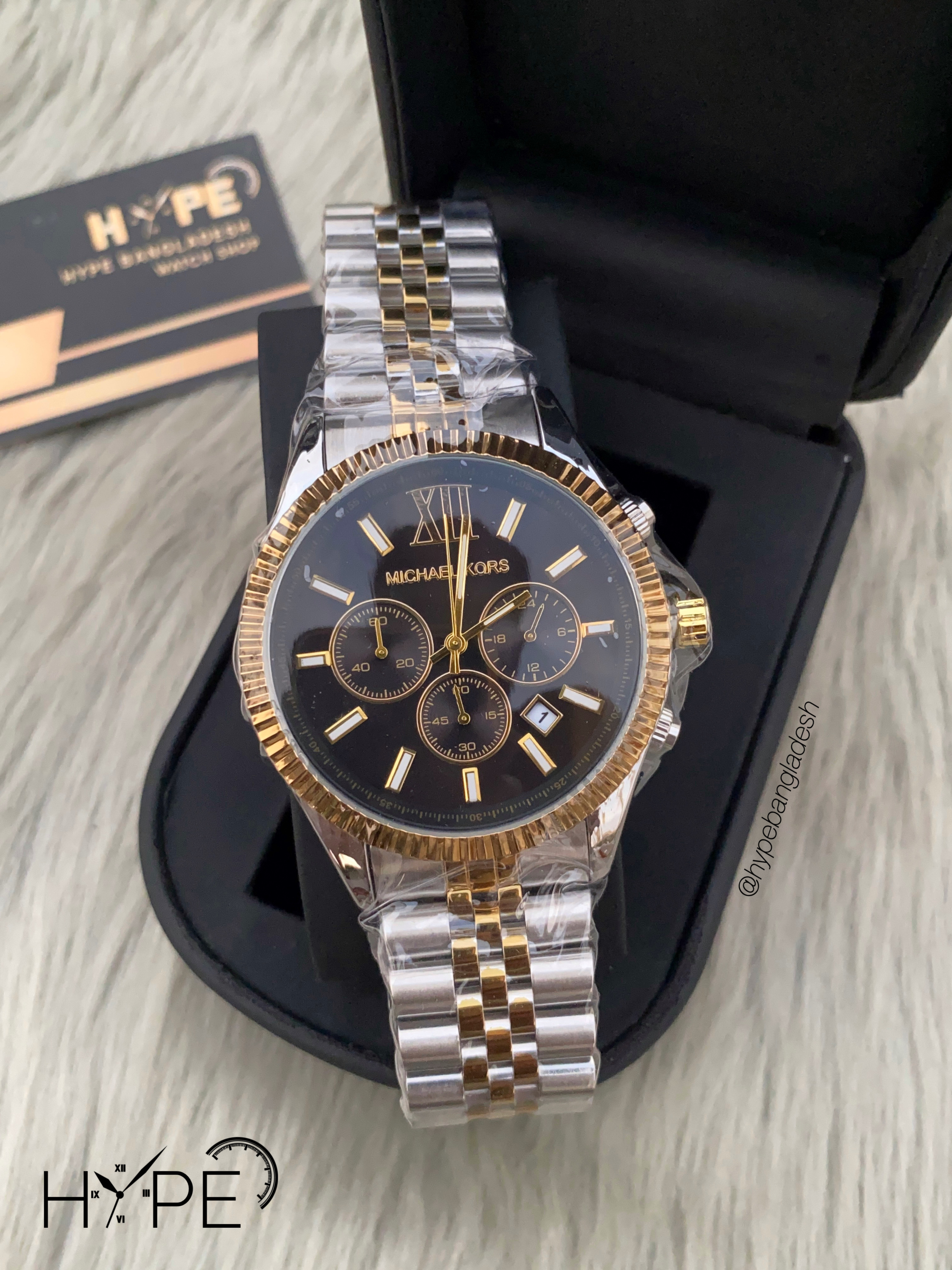 MK Chronograph (Gold-Black)_img_0