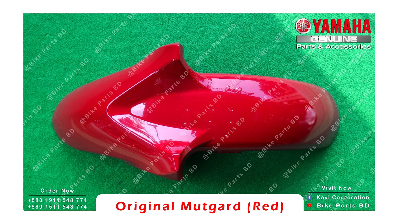 Mudguard for Yamaha FZS V1, FZS V2, Fazer V1, Fazer V2 (Red) bike._img_2