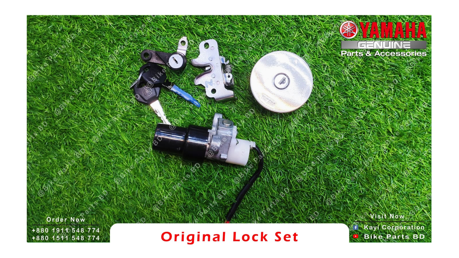 Lock set For Yamaha FZS V1 & Fazer V1 Bike._img_1