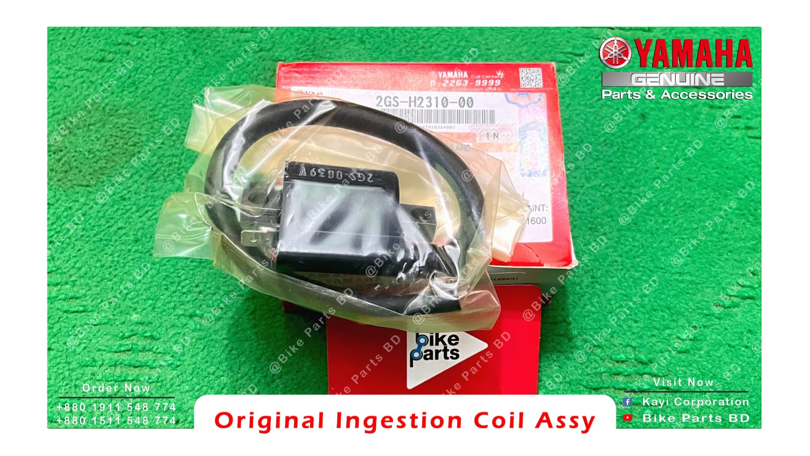 Ingestion Coil/Out Coil Assy for Yamaha FZS V2, FZS V3, Fazer V2 bike._img_1