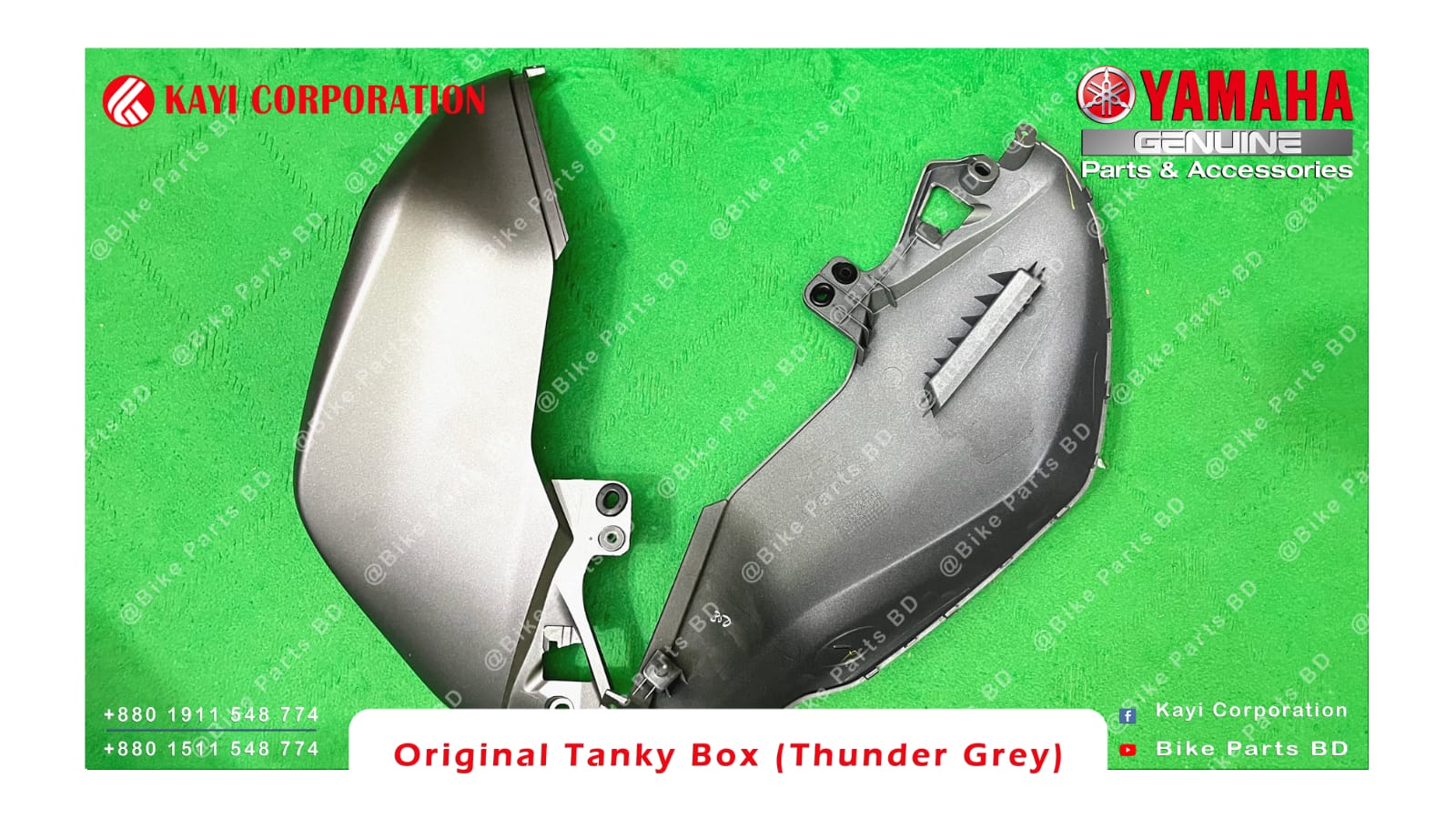 Tanky Box for Yamaha R15 V3 (Thunder Grey) bike._img_1
