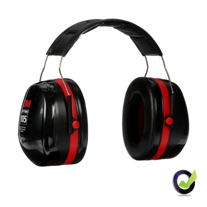 3M PELTOR Optime 105 Earmuffs H10A, Over the Head_img_1