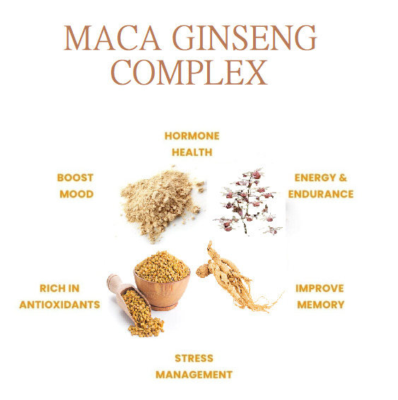 Maca & Ginseng Complex - 120 Capsules - Made in UK_img_1