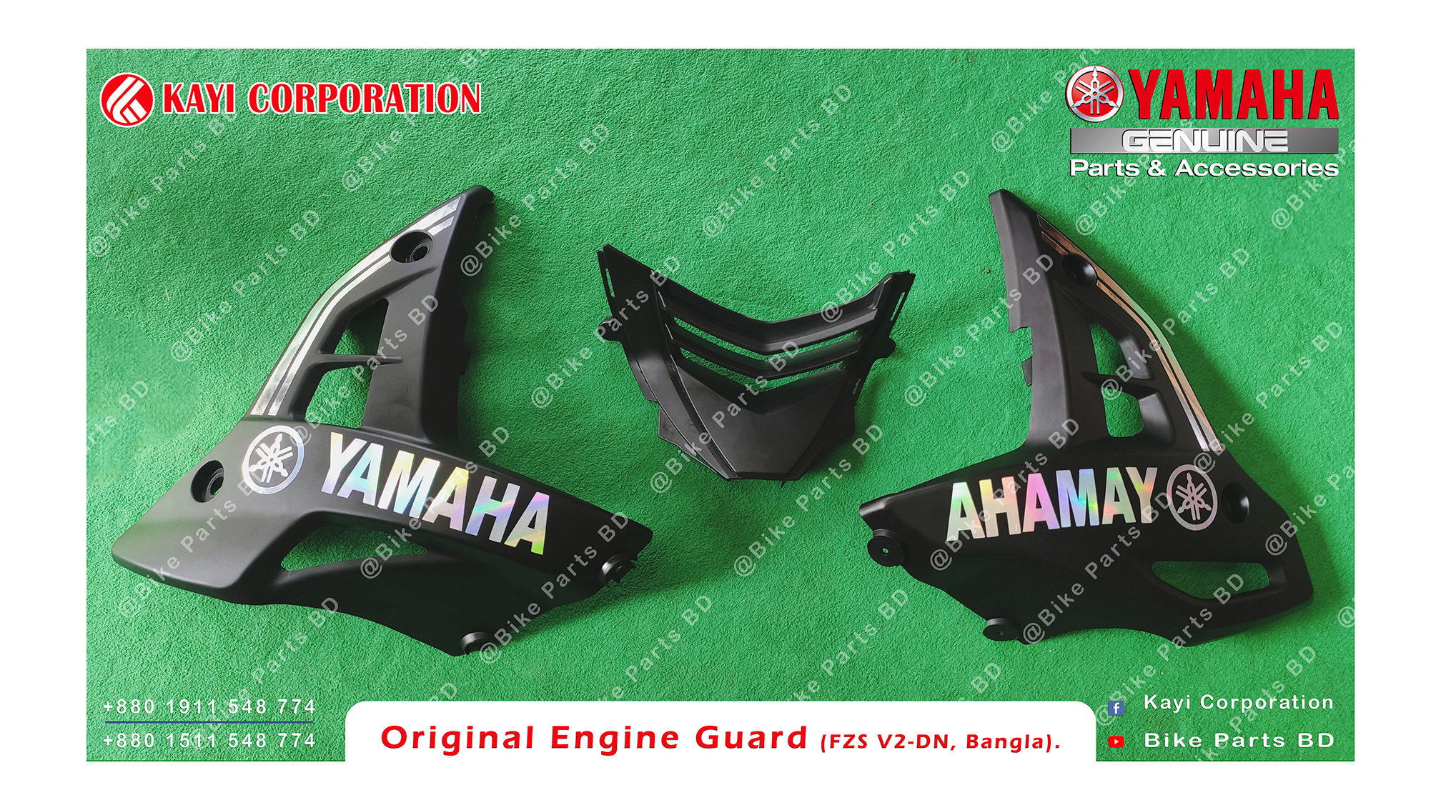 China Engine guard for Yamaha FZS V2 Dark Night bike._img_1