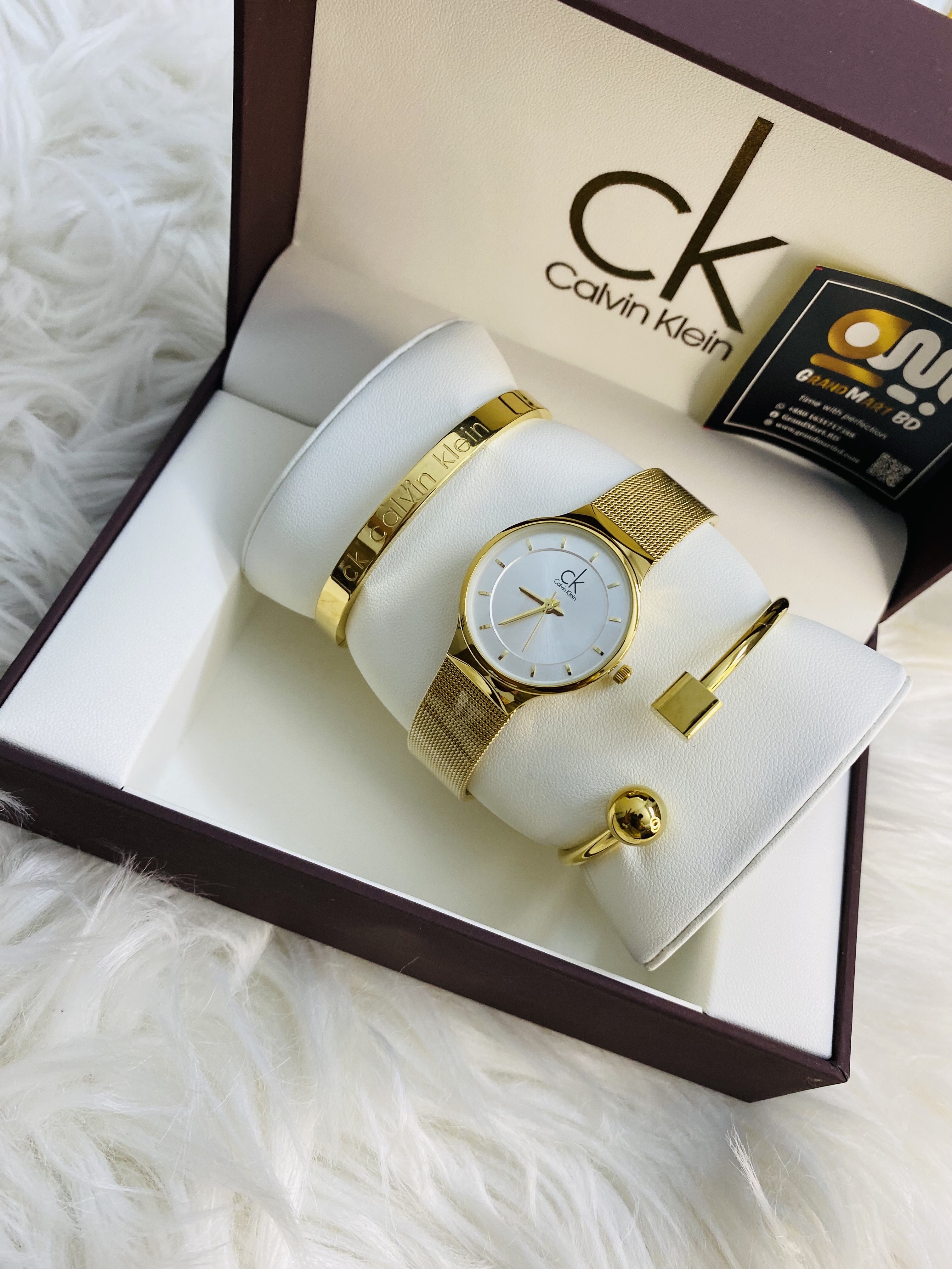 Ck 2 in one uper white strap golden_img_1