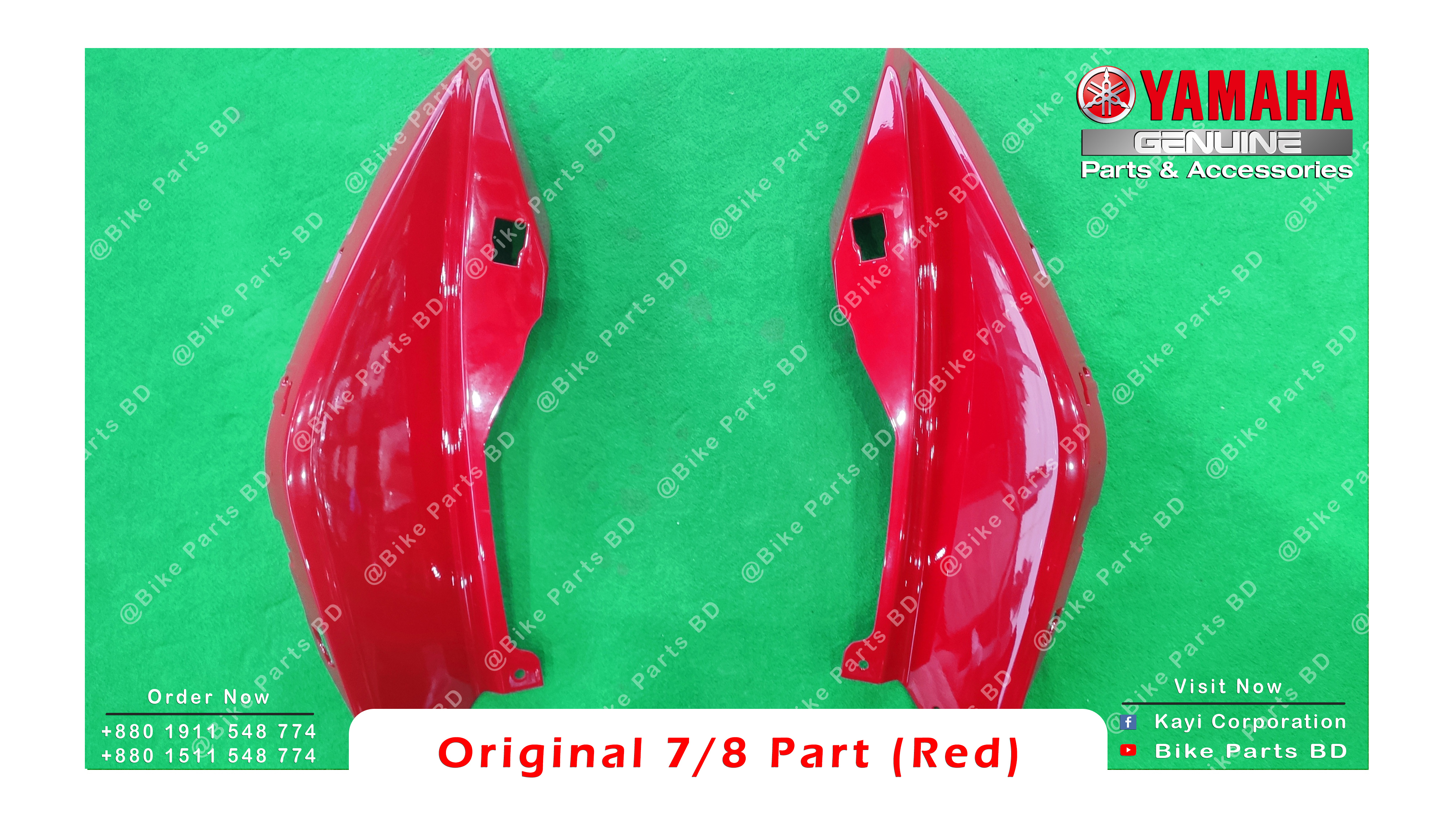 7/8 Part for Yamaha Fazer V2 (Red) bike._img_1