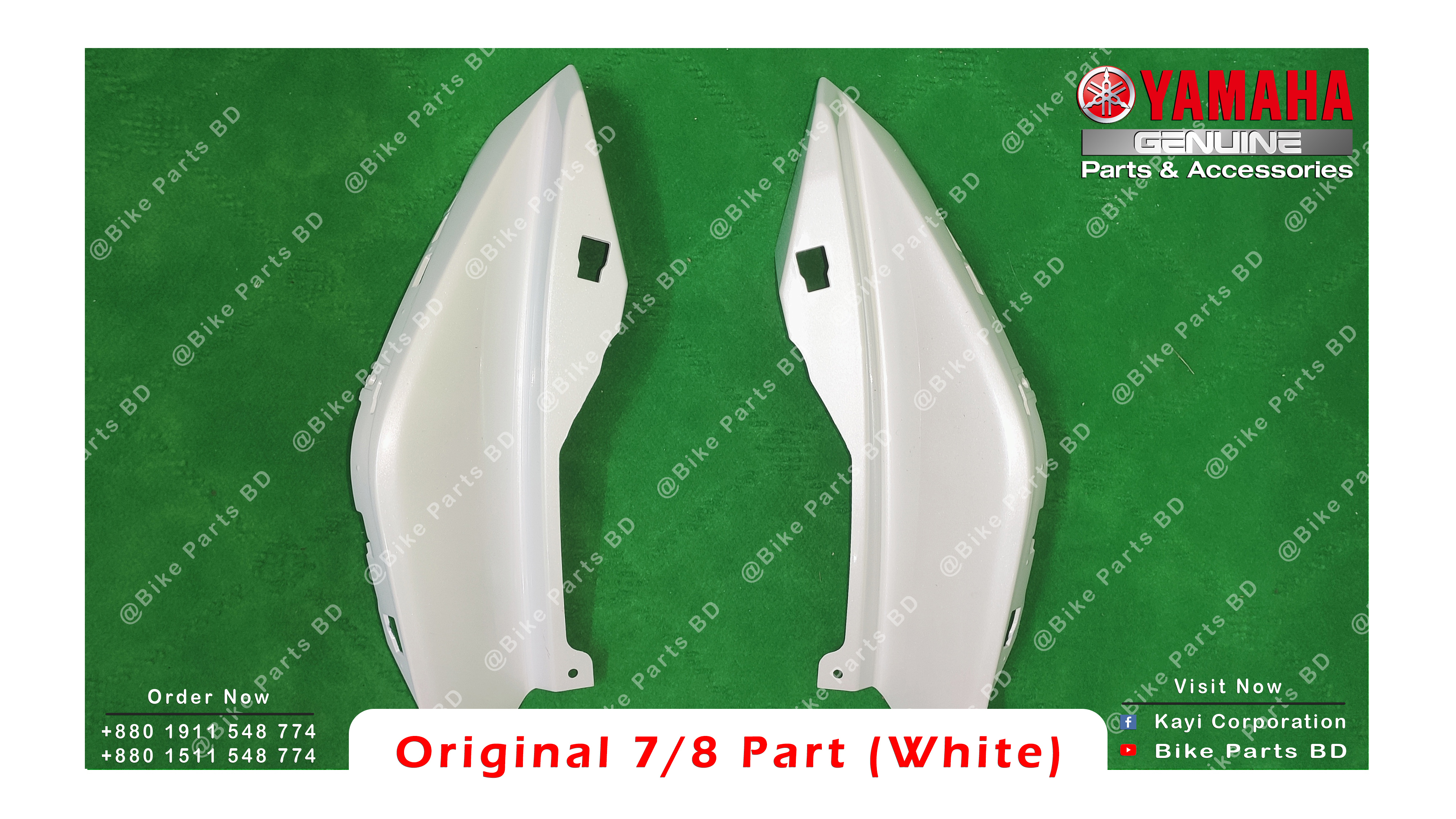7/8 Part for Yamaha Fazer V2 (White) bike._img_1