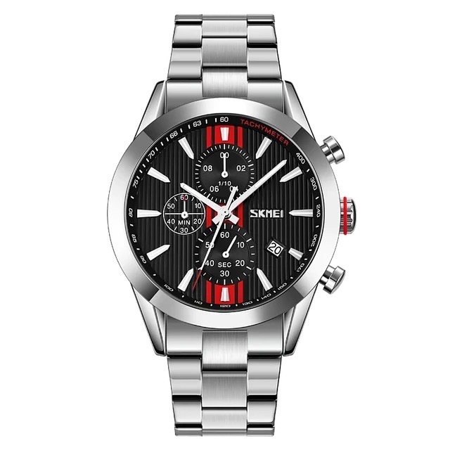 SKMEI 9302 high quality silver mens watch