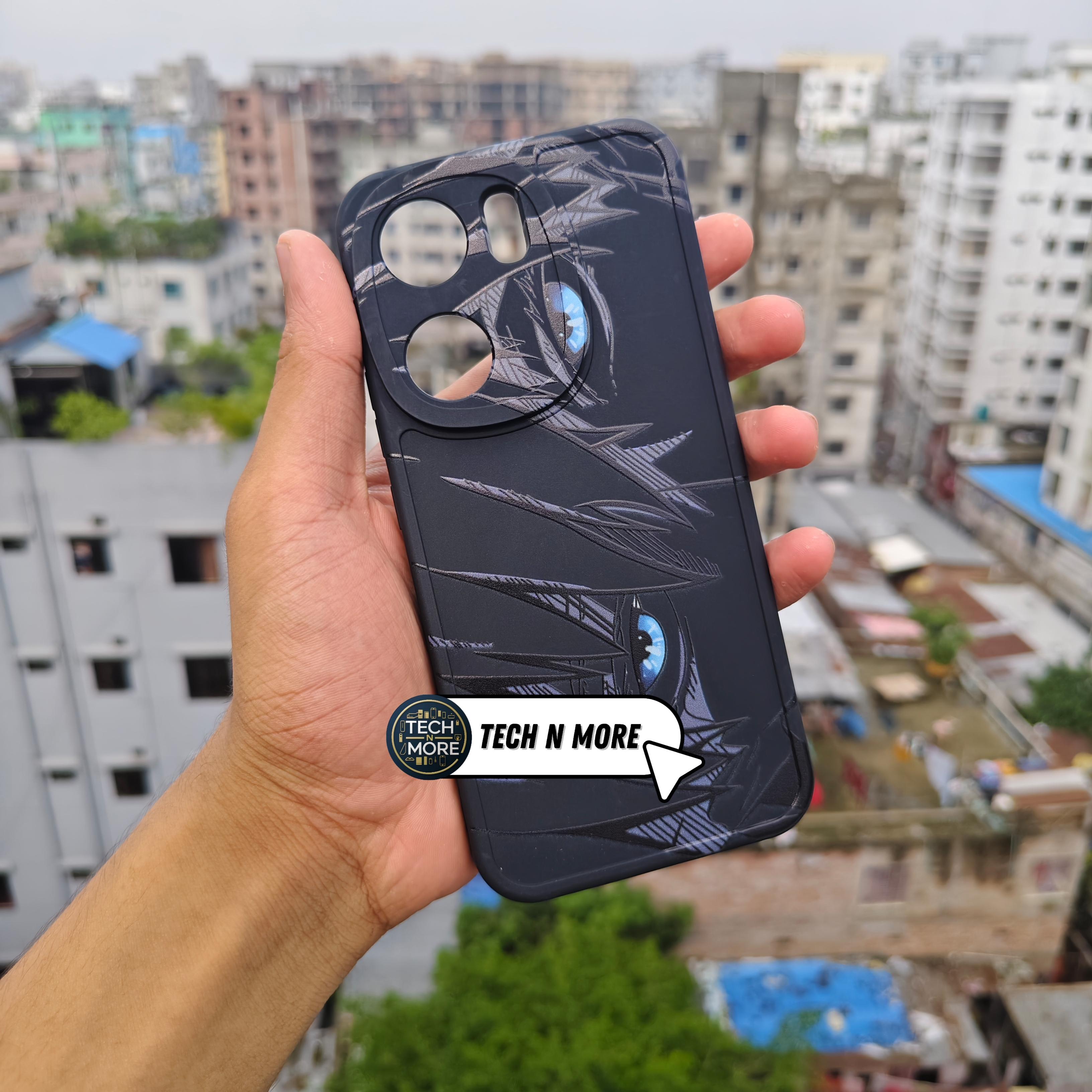 IQOO Neo9 all-inclusive soft silicone anti-fall protective cover gojo satoru eyes_img_0