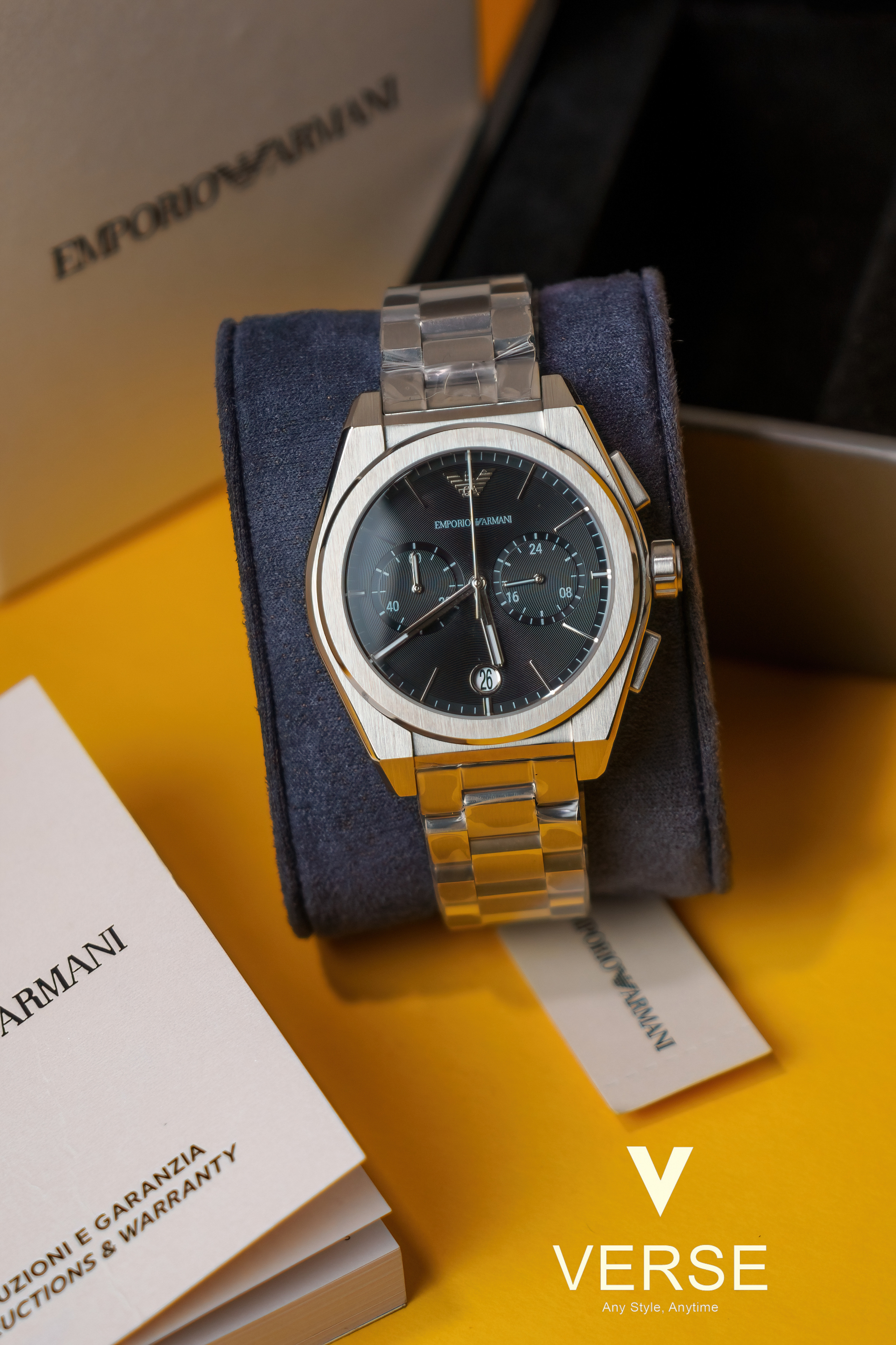 Emporio  Armani Chronograph Stainless steel watch AR11560