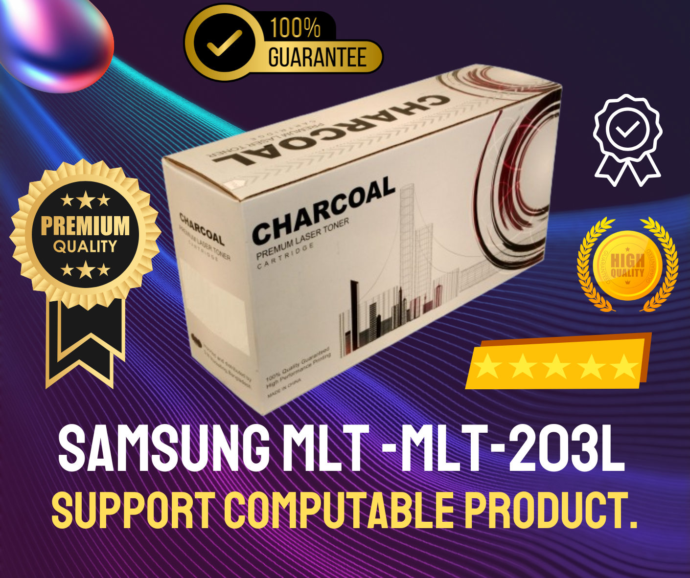 ML-203L Chinese Toner Cartridge # CHARCOAL BRAND