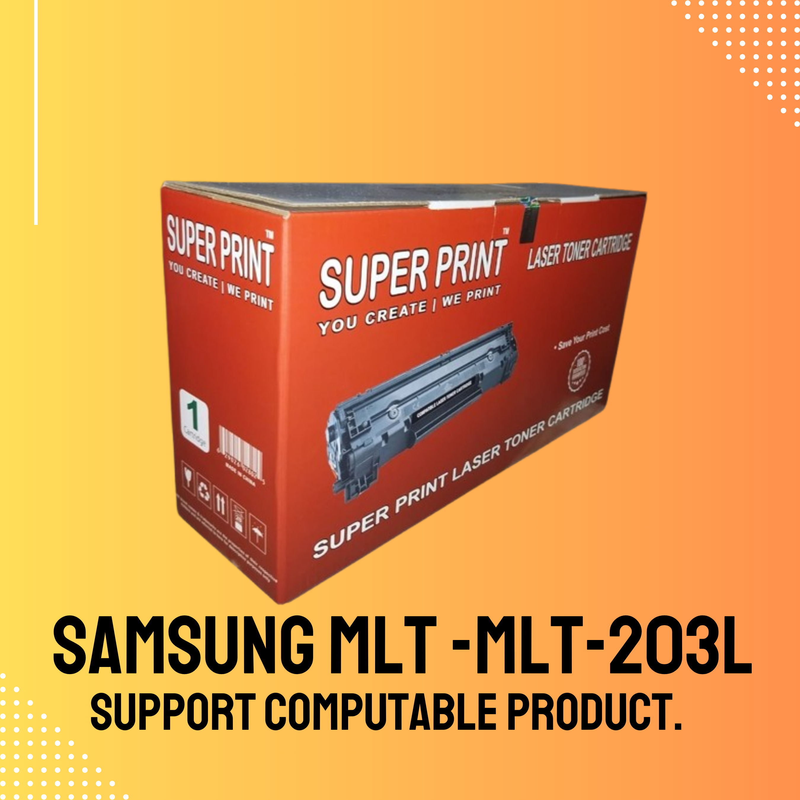 ML-203L Chinese Toner Cartridge # SUPPER PRINT BRAND
