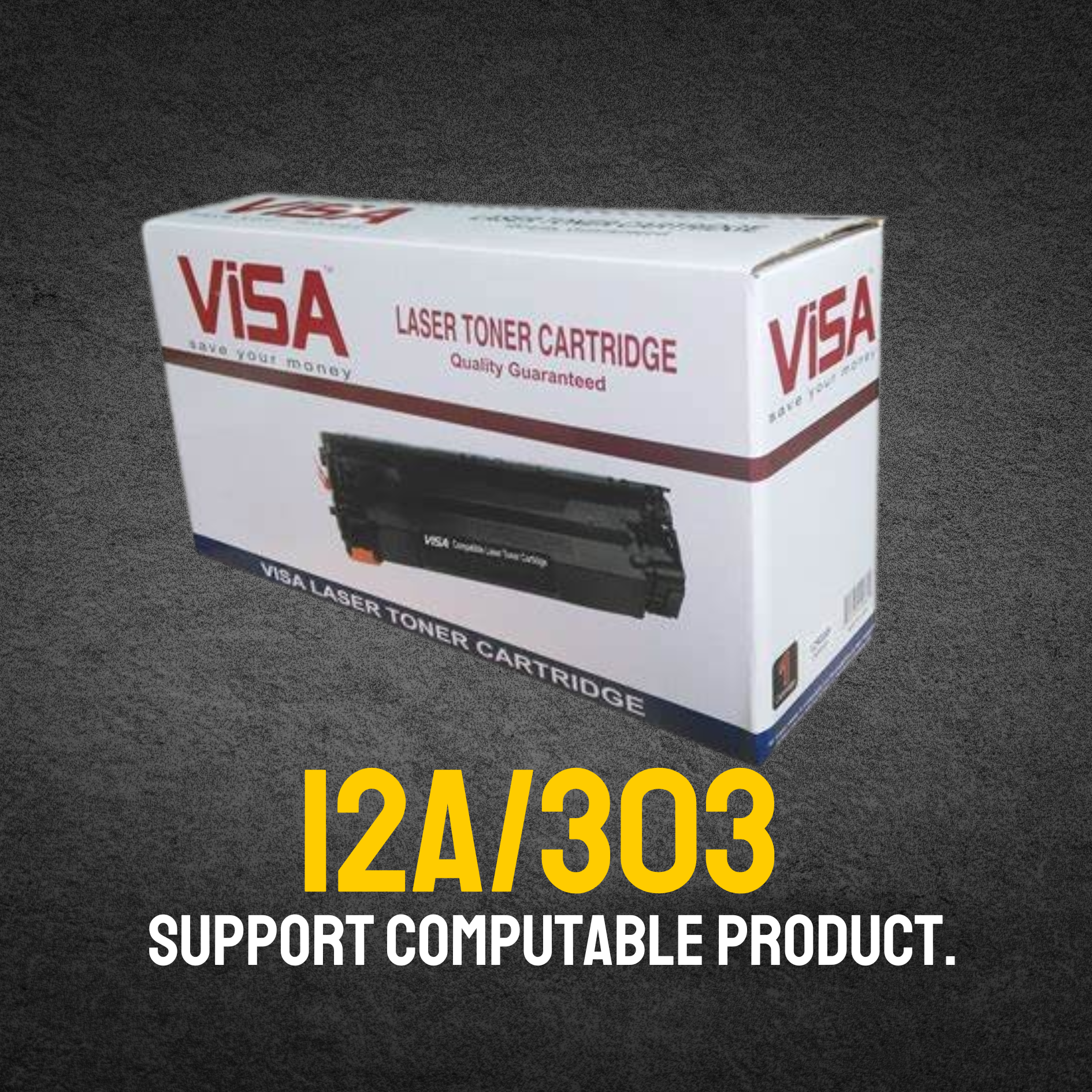 12A/303/FX-9 Chinese Toner Cartridge # VISA BRAND
