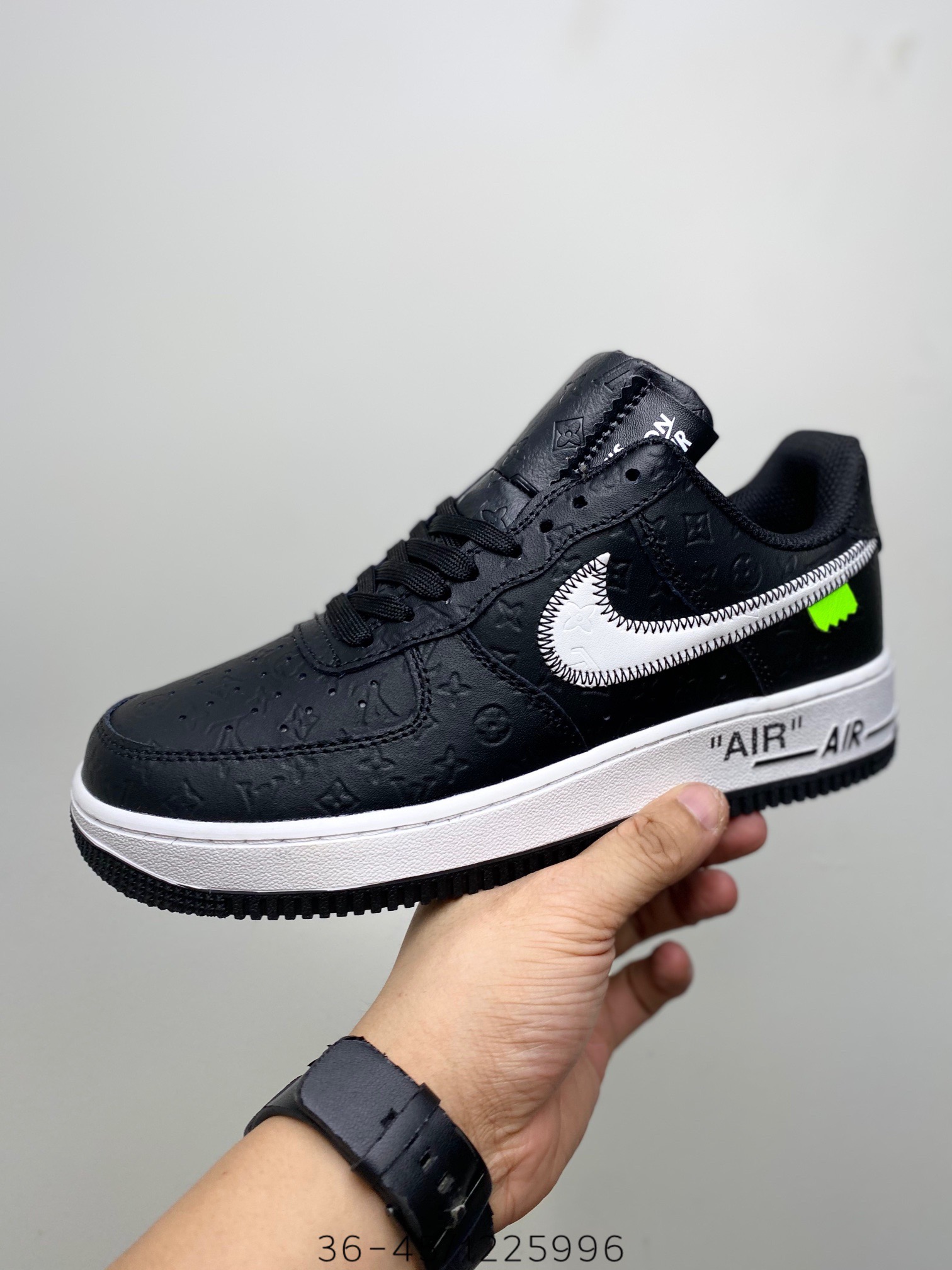 Louis Vuitton x Nike Air Force 1 Low “Black” (1:1) (OEM)_img_1