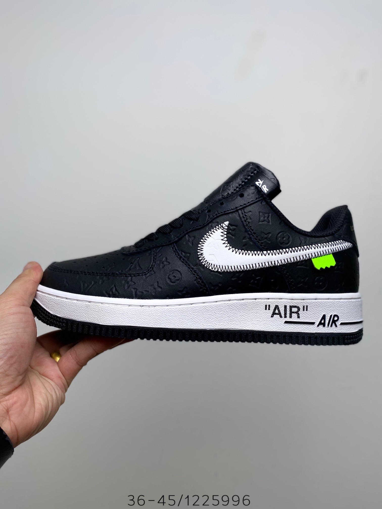 Louis Vuitton x Nike Air Force 1 Low “Black” (1:1) (OEM)_img_2