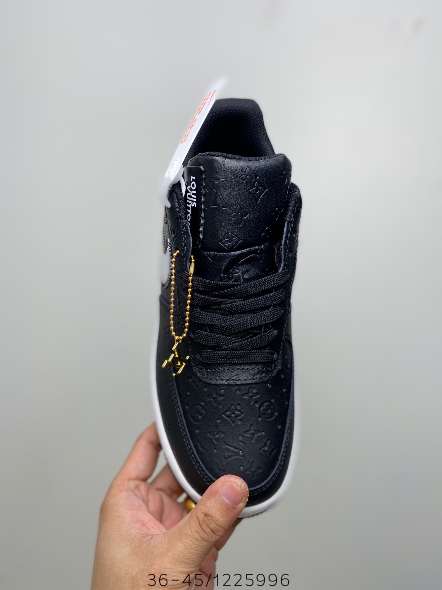 Louis Vuitton x Nike Air Force 1 Low “Black” (1:1) (OEM)_img_5