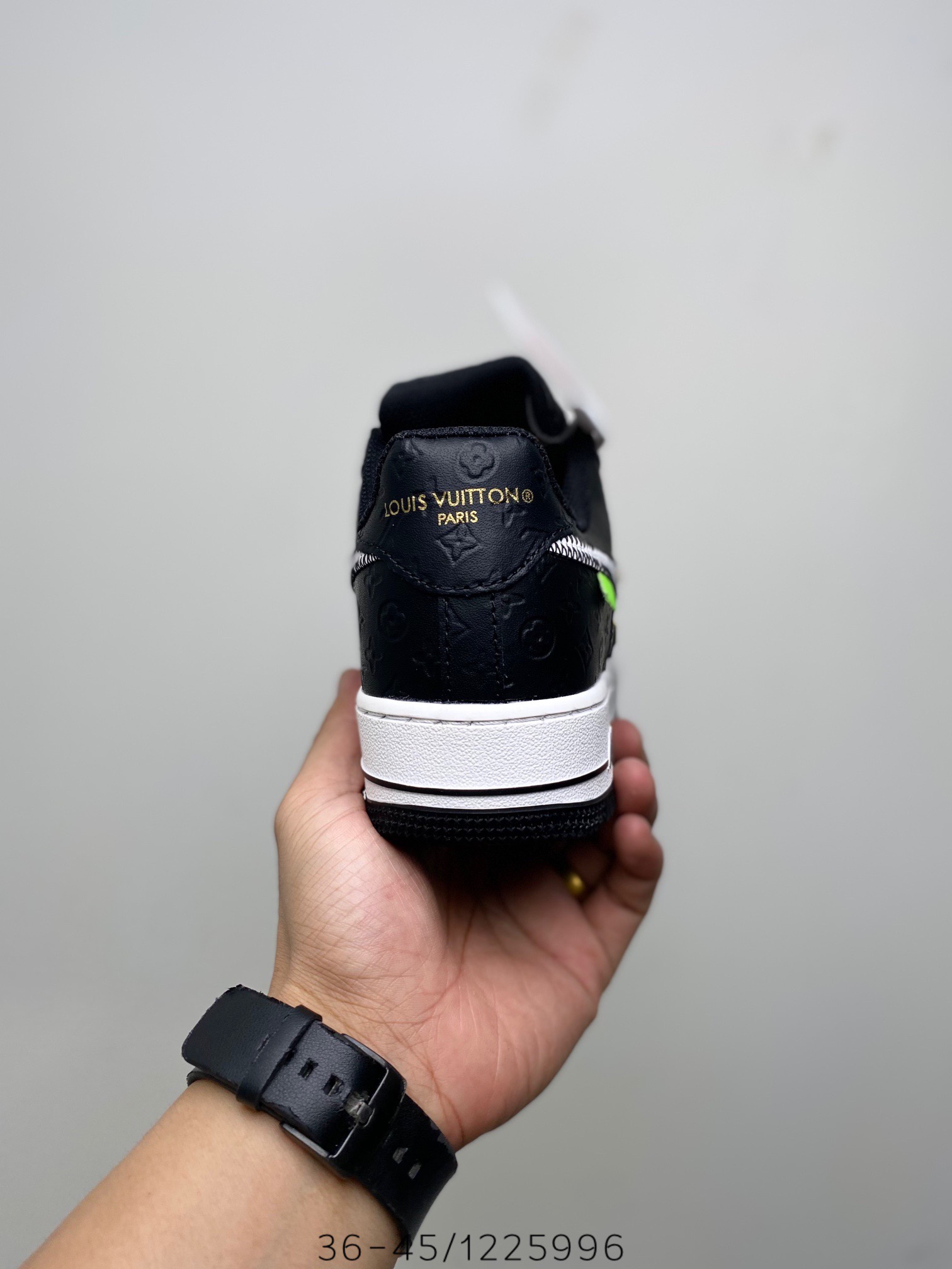 Louis Vuitton x Nike Air Force 1 Low “Black” (1:1) (OEM)_img_6
