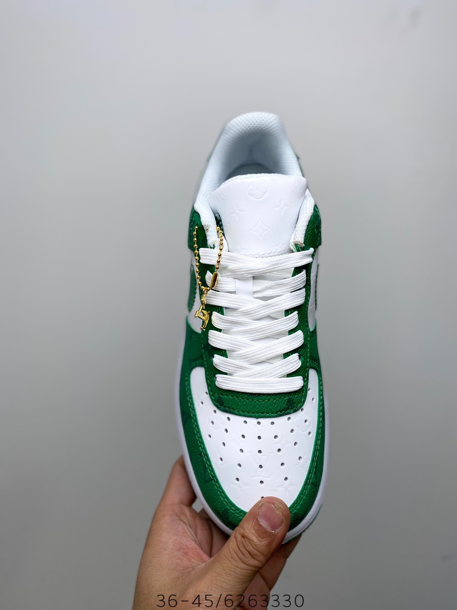 Louis Vuitton Air Force 1 Low "Virgil Abloh - White/Green" (1:1)_img_4