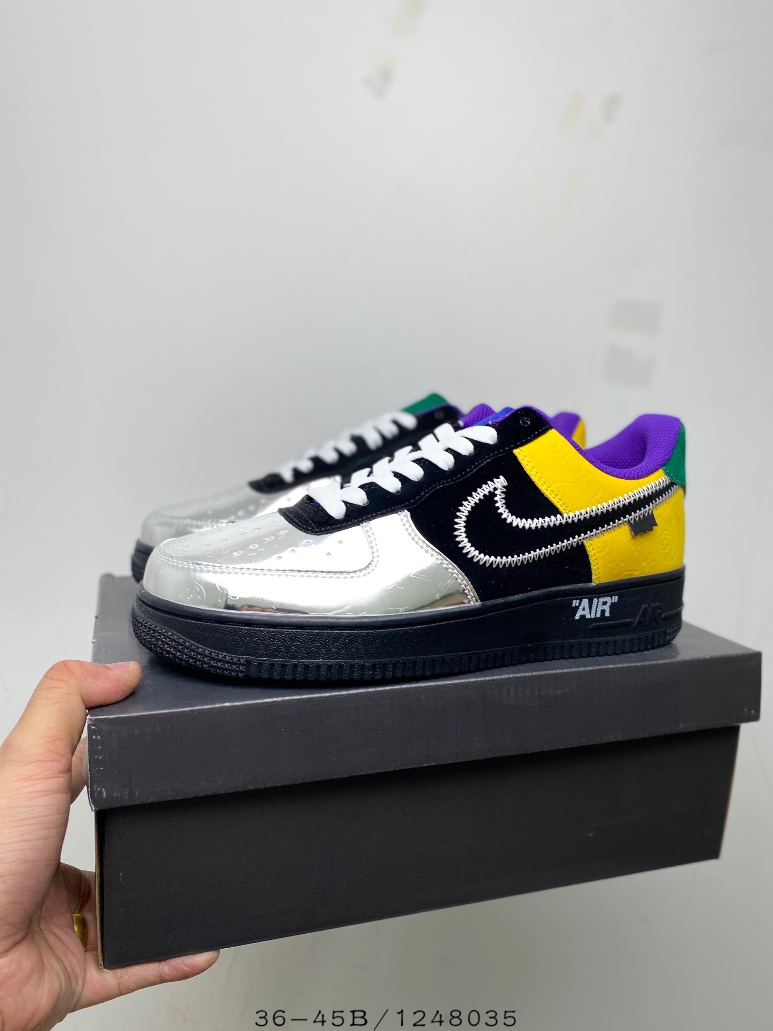 Louis Vuitton x Nike Air Force 1 Low 'Multi-Color Patchwork' (1:1)_img_0