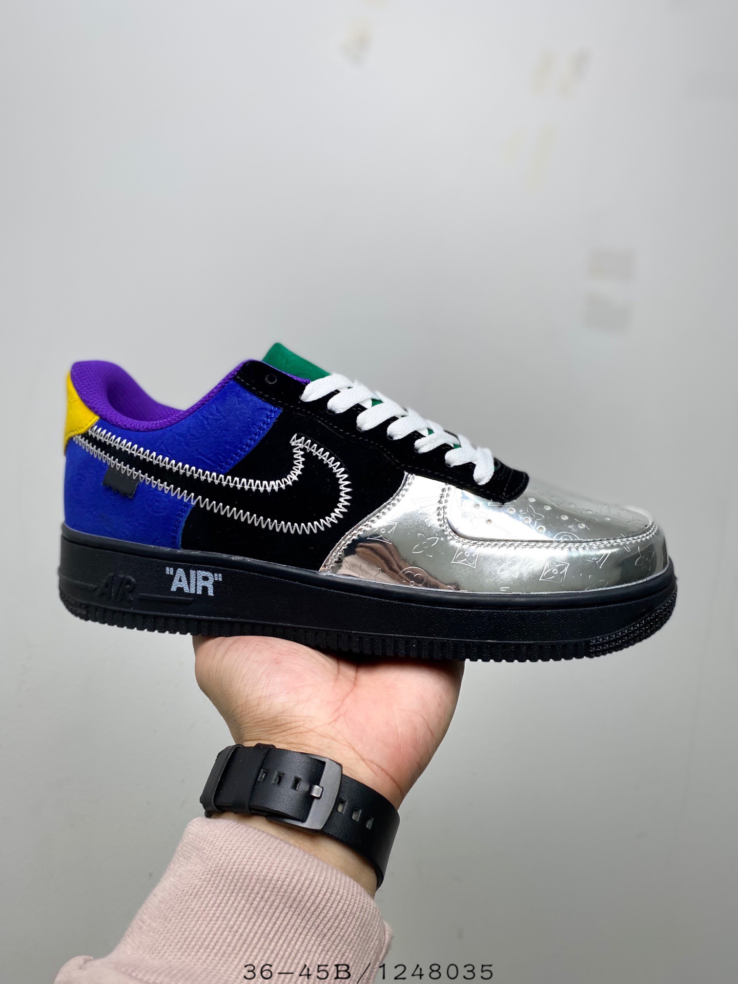 Louis Vuitton x Nike Air Force 1 Low 'Multi-Color Patchwork' (1:1)_img_6