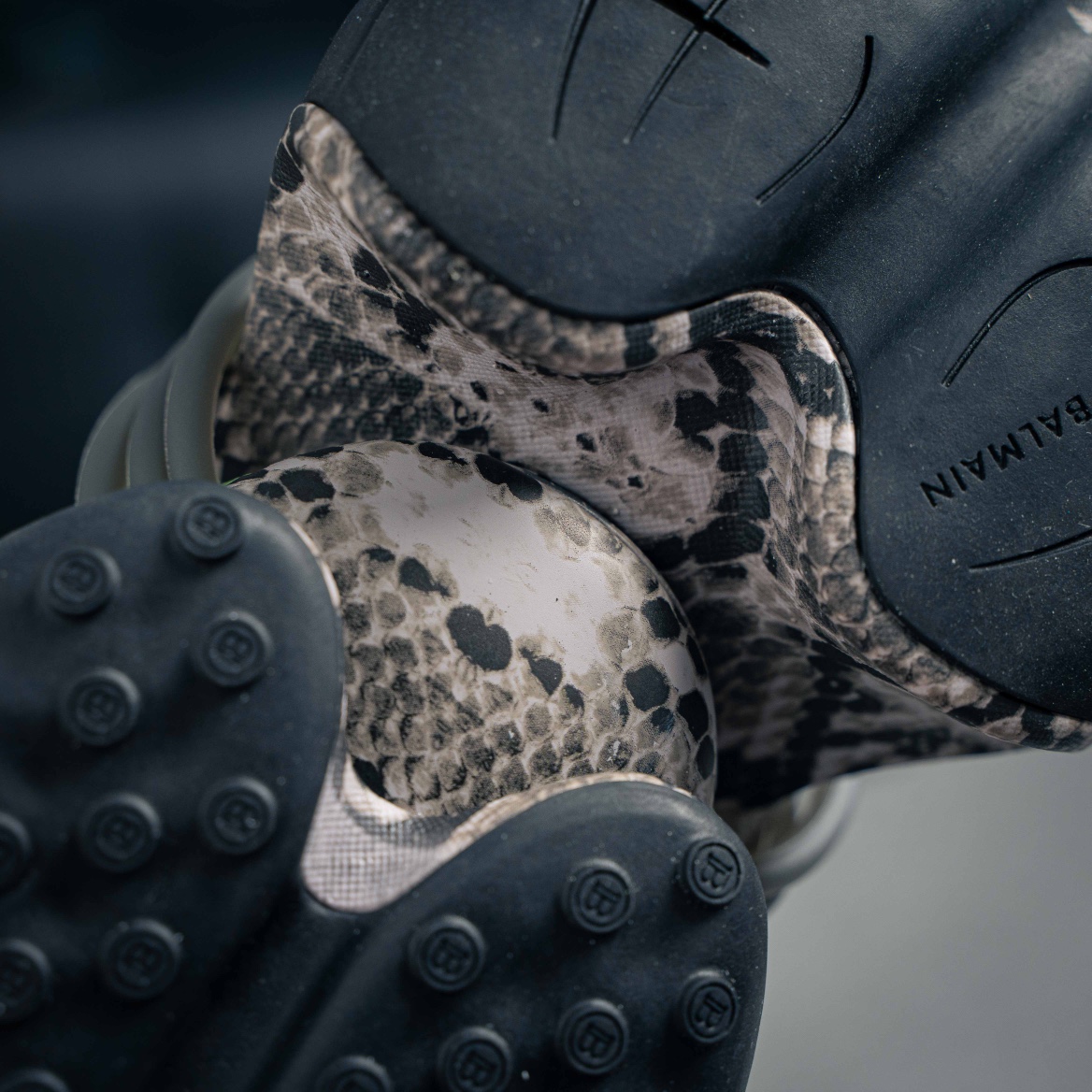 Balmain Gray & Green Unicorn Sneakers (1:1)_img_8