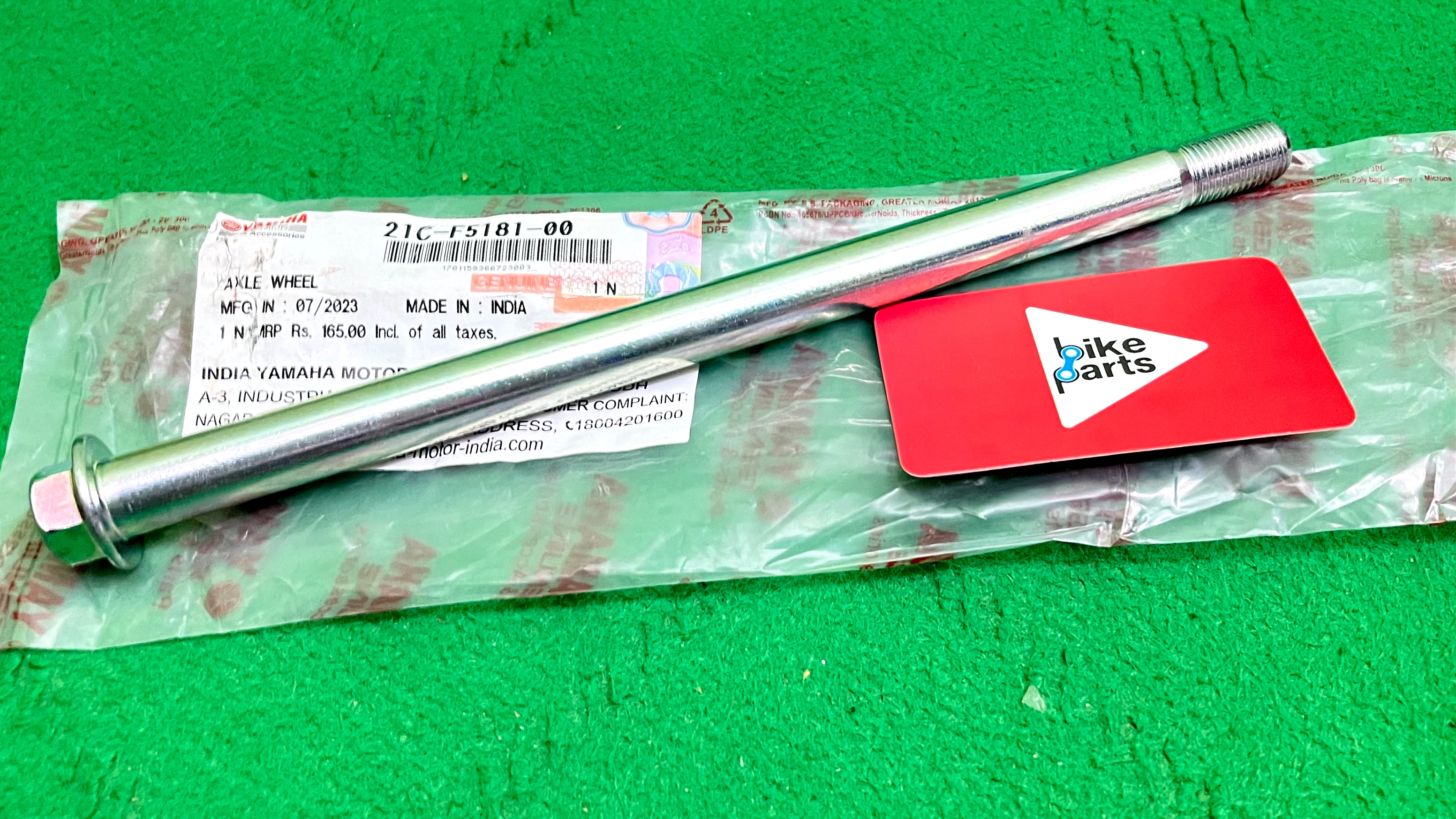 Axel Wheel (Sap Rod Front) For Yamaha FZS V1, FZS V2, FZS V3, FZS V4, Fazer V1, Fazer V2 bike._img_3