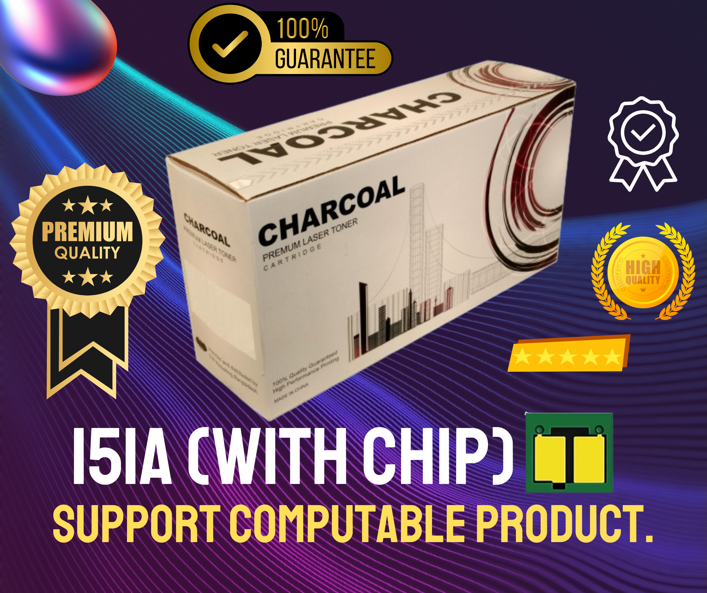 151A Chinese Toner Cartridge # CHARCOALBRAND_img_1