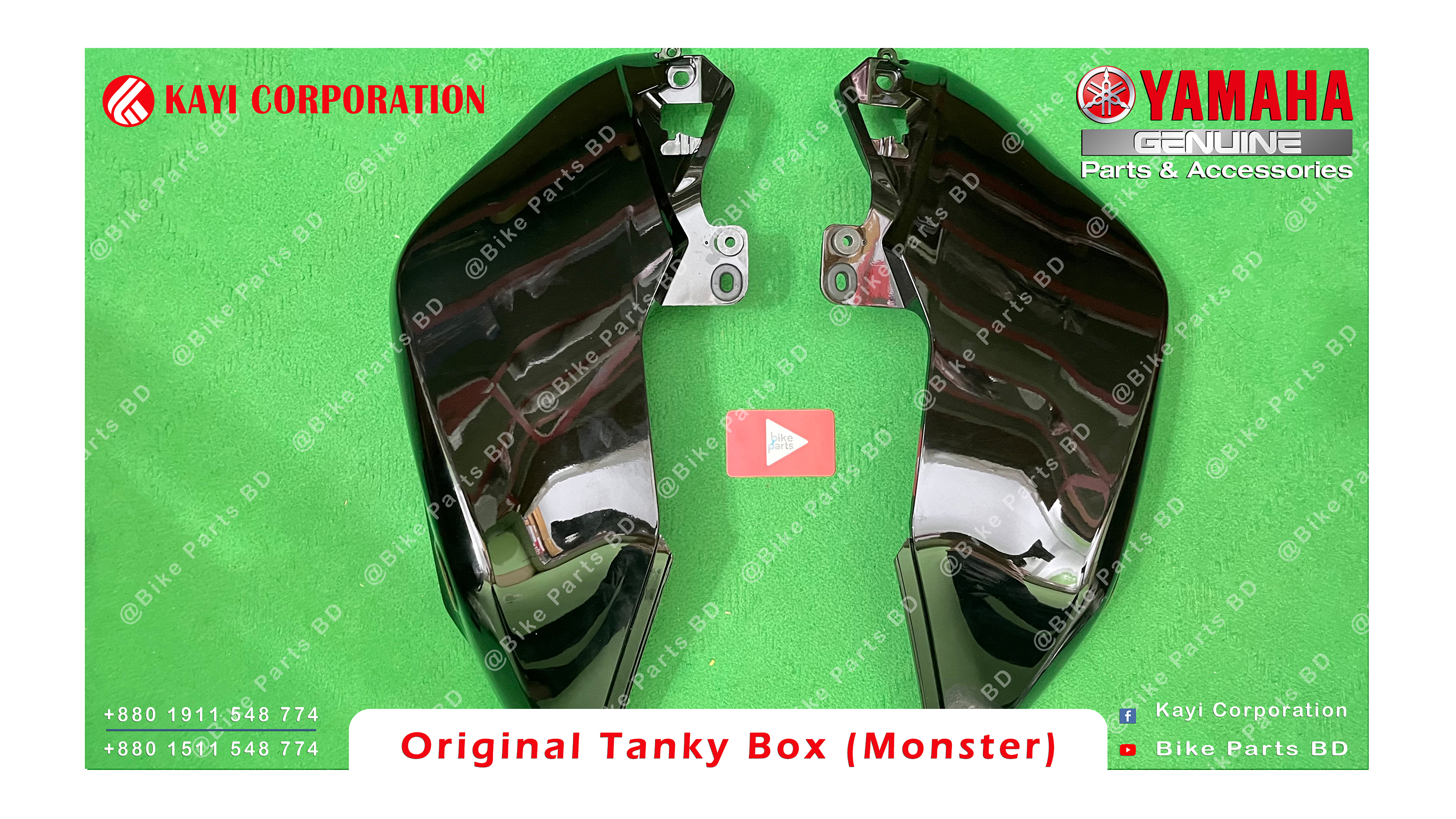 Tanky Box for Yamaha R15 V3 (Monster-Black) bike._img_1