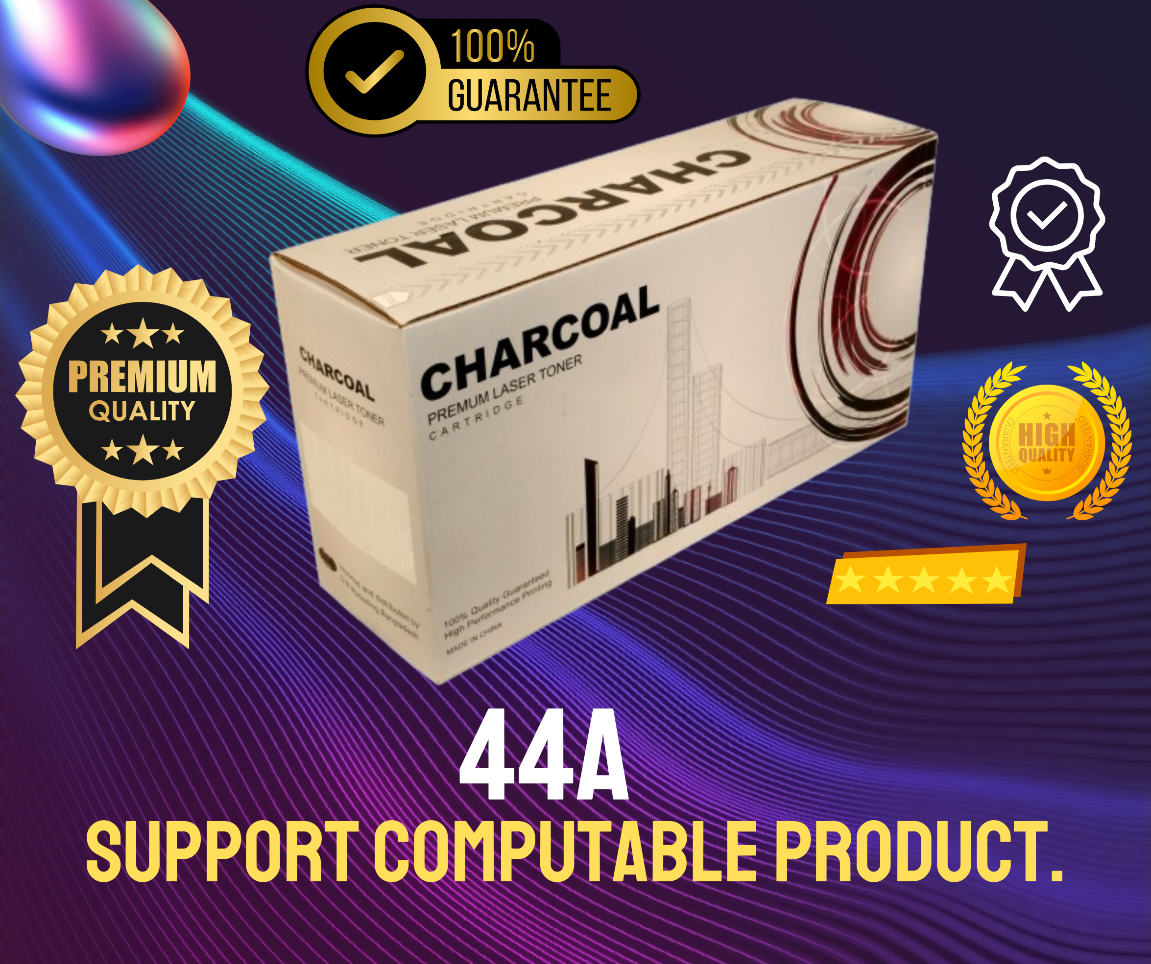 44A Chinese Toner Cartridge # CHARCOAL BRAND