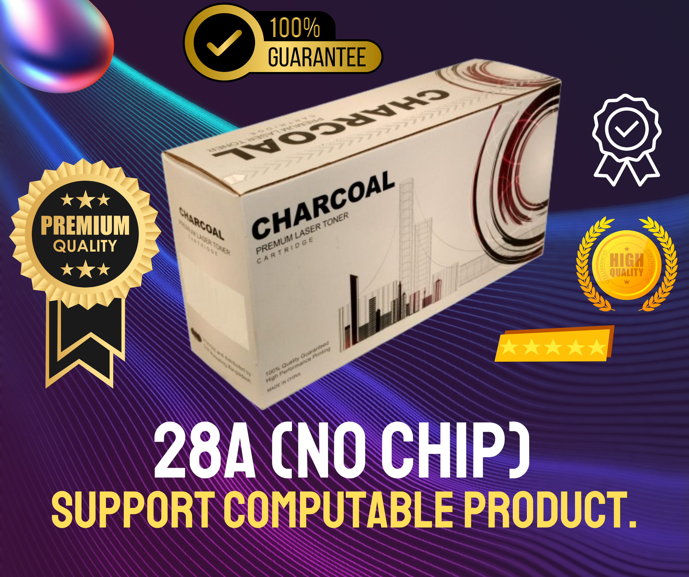 28A Chinese Toner Cartridge # CHARCOAL BRAND